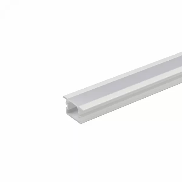 Alu Profil Mini UP V2 22,2x12mm Weiss RAL9010 für LED Streifen